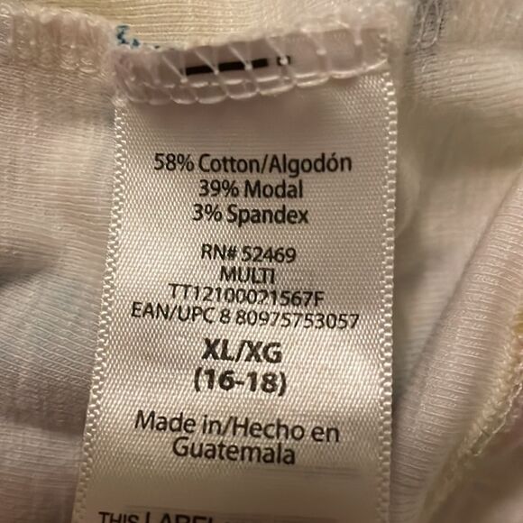 TIME AND TRU XL floral shirt top - Picture 4 of 4